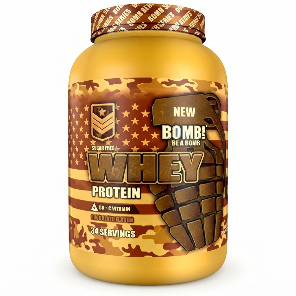 Premium BOMB SERIES WHEY PROTEİN Çilek aroma 34 servis